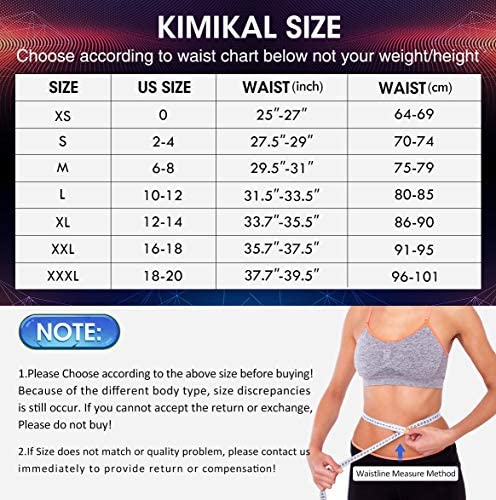 Kimikal Women Waist Trainer Corset Belt Under Clothes Sport Tummy Control Long Torso Shapewear