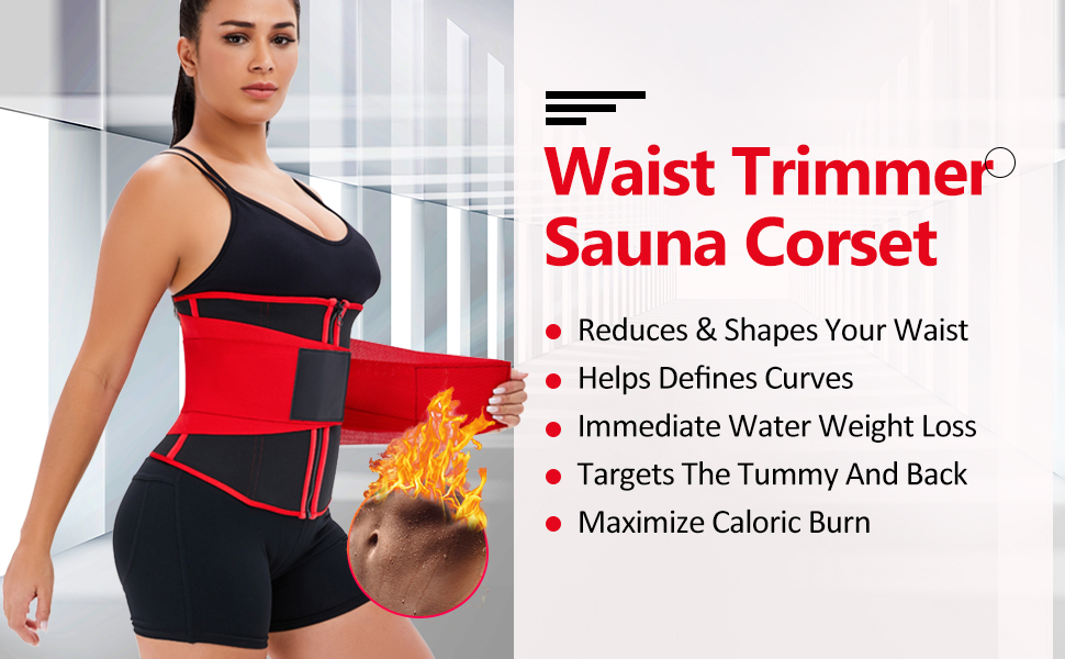 waist trainer corset : Manladi Zipper Waist Trainer Corset For Women ...