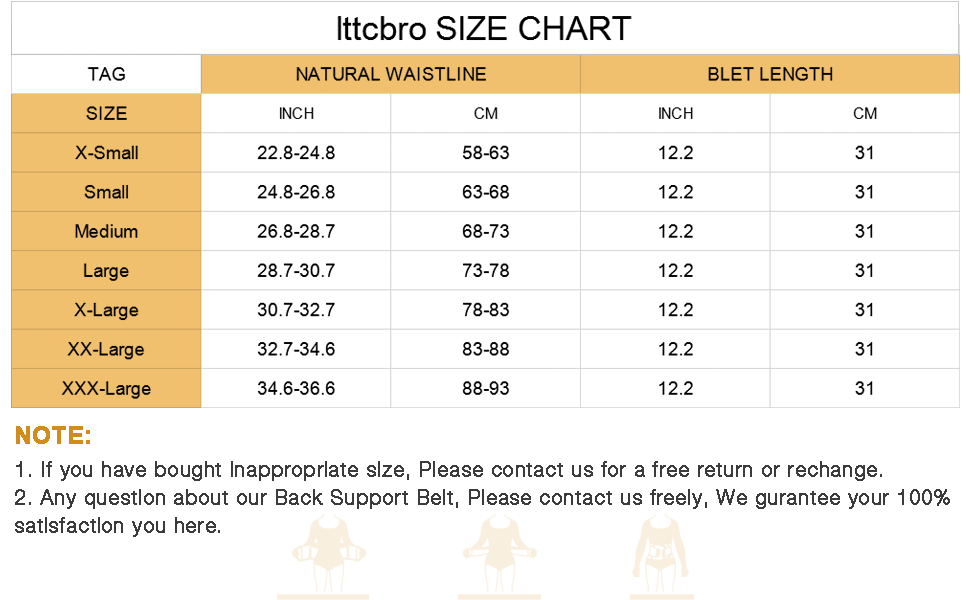 lttcbro waist trainer corset xs-3xl