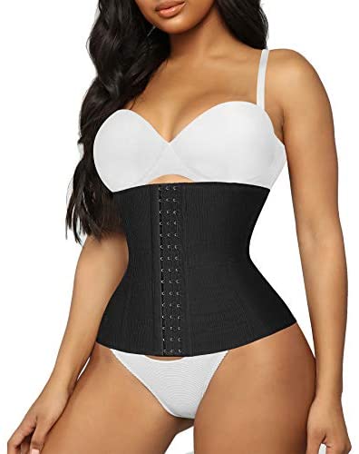 Jueachy Waist Trainer for Women Breathable Waist Trimmer Belly Band Stomach Shaper for Women 