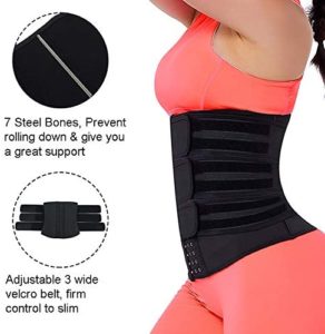 Waist Trainer Corset for Weight Loss : Latex Waist Trainers Vest for ...