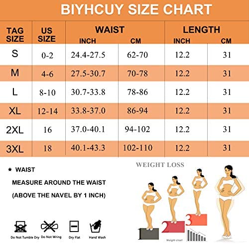 waist trainer corset : BIYHCUY Women Waist Trainer Belt Tummy Control ...