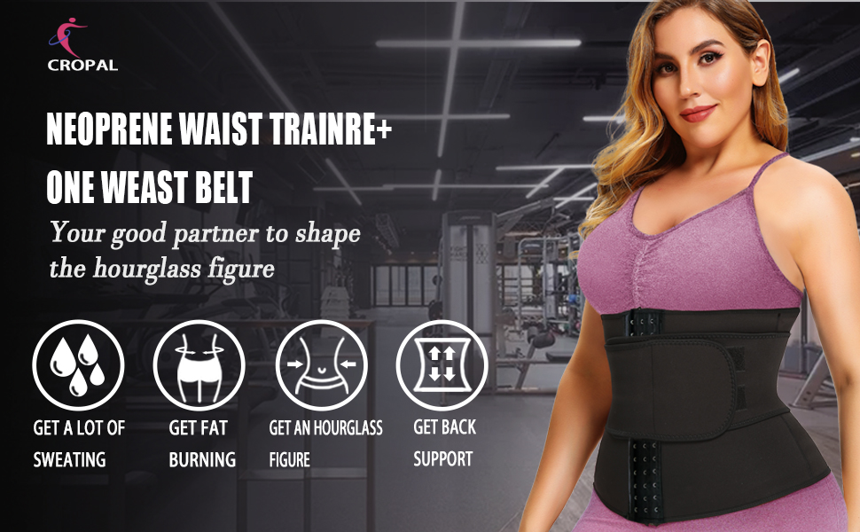 Neoprene Waist Trainer for Women Plus Size Sweat Waist