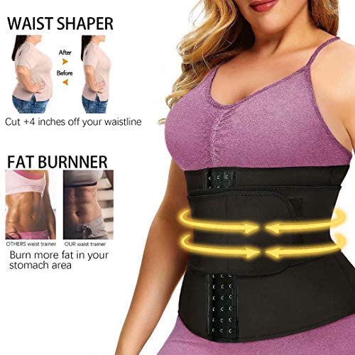 Waist Trimmer for Women Weight Loss – Sweat More Shape Your Back & Abdomen Wear During Workout. XS-10XL 