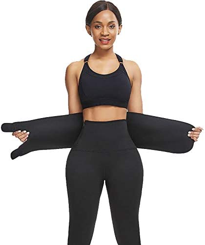 Sweat Enhancer Workout HerBose Waist Trainer Compression Leggings for Women I Neoprene Waist Trimmer Sauna Suit Pants with Postpartum Belly Band I Workout Shaper Capri for Weight Loss