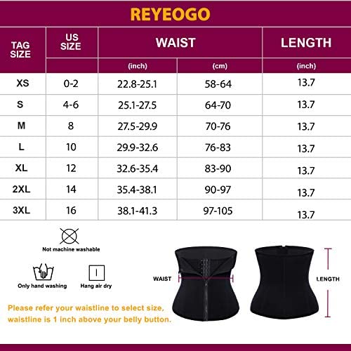 Waist Trainer Corset for Weight Loss : REYEOGO Women Shapewear Cinchers ...
