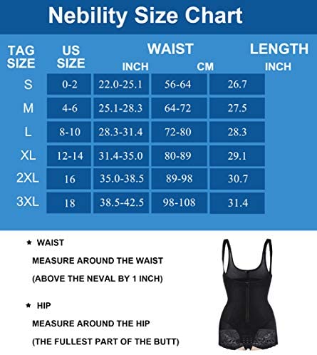 waist trainer corset : Nebility Women Latex Waist Trainer Bodysuit ...
