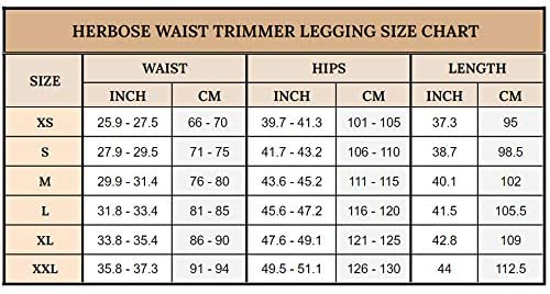 Sweat Enhancer Workout HerBose Waist Trainer Compression Leggings for Women I Neoprene Waist Trimmer Sauna Suit Pants with Postpartum Belly Band I Workout Shaper Capri for Weight Loss