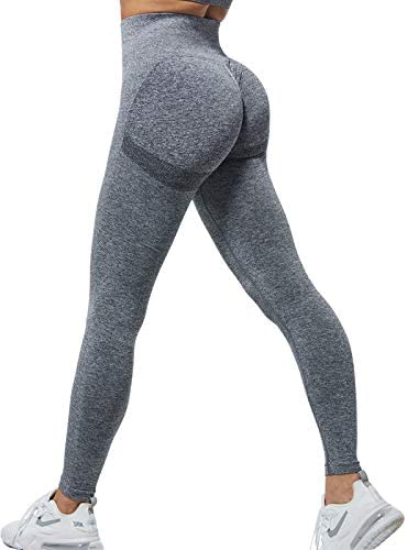 butt lifting leggings : Govc Womens High Waisted Seamless Workout Gym ...