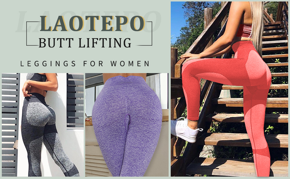 women tiktok butt lifting leggings high waisted workout yoga pants scrunched booty anti cellulite en
