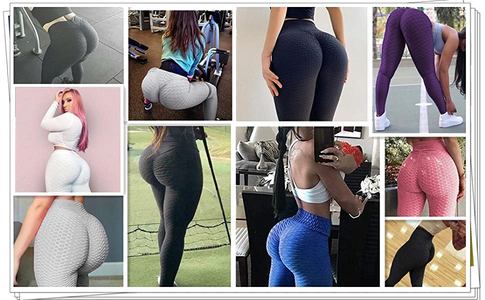 High Waist Yoga Pants Booty Lifting Leggings for Women