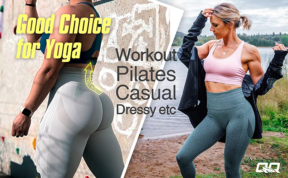 Womens High Waisted Seamless Workout Leggings Butt Lift Gym Yoga Pants Booty Scrunch Tummy Control