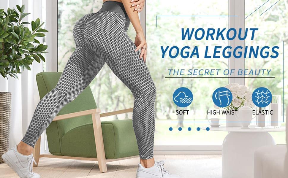 Butt lifting workout sexy peach yoga leggings