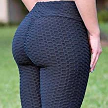 famous tiktok leggings Sexy Butt Lifting Anti Cellulite Leggings for Women High Waisted Yoga Pants 