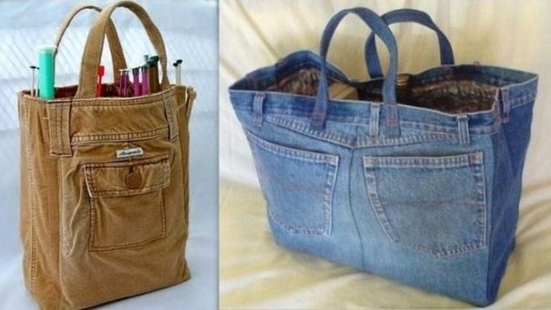 Comment faire un sac à dos avec un vieux jean ?