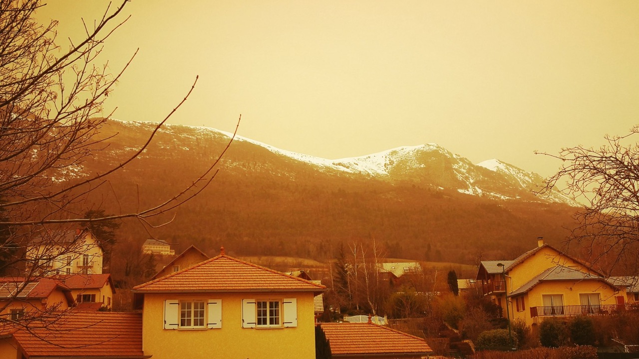 Pourquoi le temps est orange aujourd'hui ?