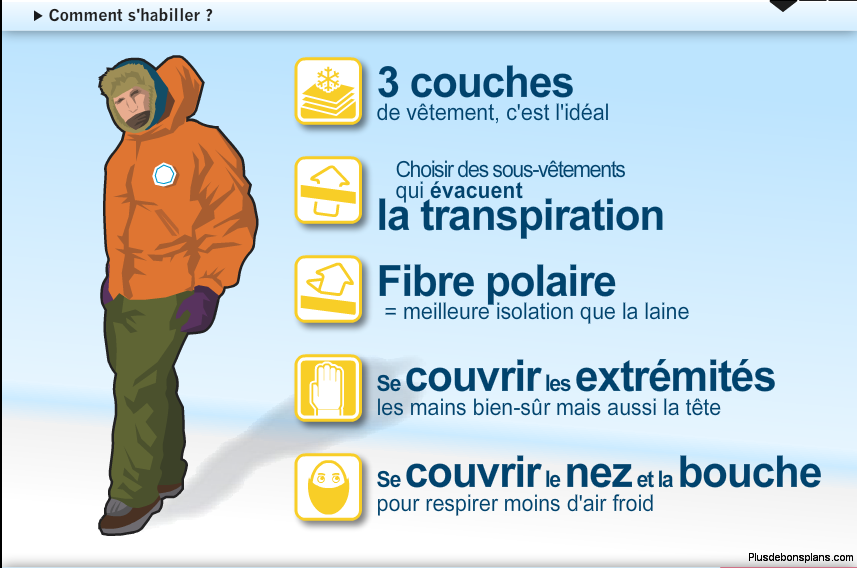 Comment s'habiller pour se protéger du froid ?