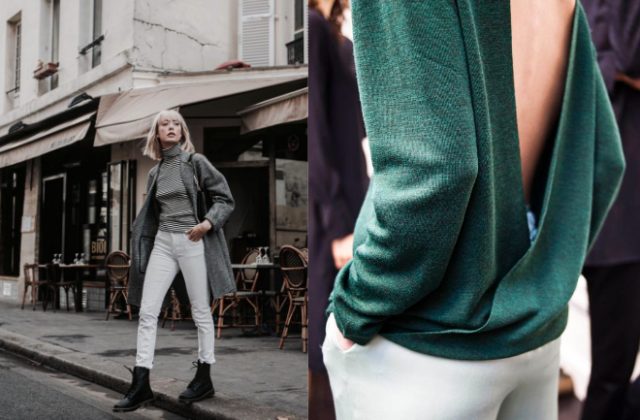 Comment porter un blazer blanc en hiver ?