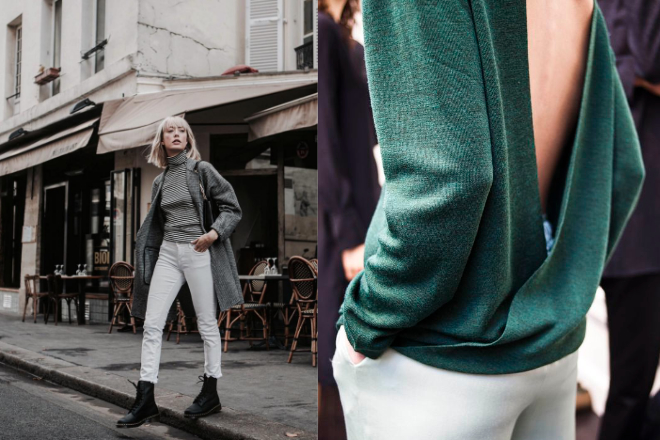 Comment porter un pantalon blanc en hiver ?