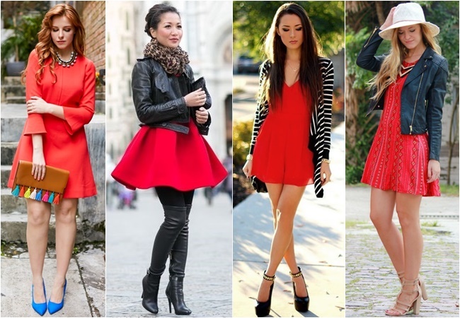 Quelle veste porter avec une robe longue rouge ?