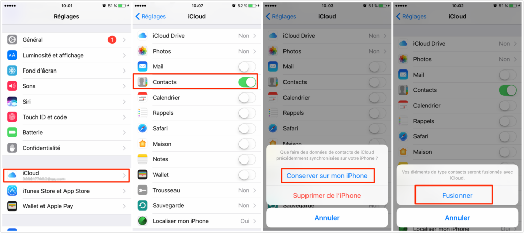 comment recuperer toutes ses données icloud