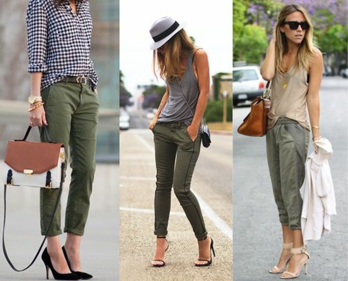 Quelle couleur associer avec un pantalon vert kaki ?