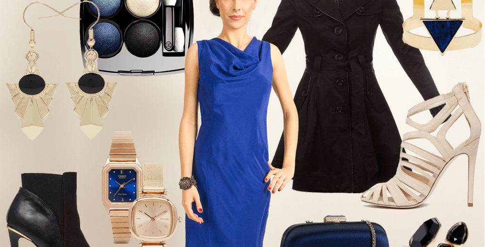 Quels accessoires avec une robe bleu électrique ?