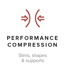 Performance compression slims, shapes, & supports 