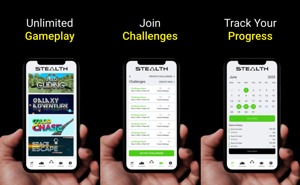 App Gameplay Challenges Progress Track