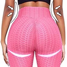 High Waist Booty Lifting Leggings - Anti Cellulitel tik tok Yoga Pants for Women Butt Lift