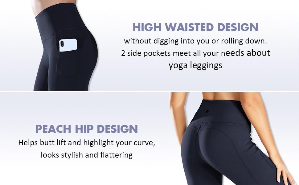 high waist design butt lift design
