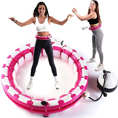 Smart 24 Sections Detachable Hoola Hoop Suitable for Adults and Children Weighted Smart Hoola Hoop 