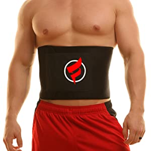 fitru waist trainer for weight loss sweat belt sauna trimmer ab men women
