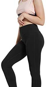 BALEAF Youth Girls Athletic Dance Leggings Compression Pants Running Active Yoga Tights with Back Pocket 