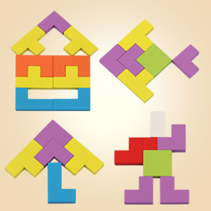Coogam Wooden Tetris Puzzle …