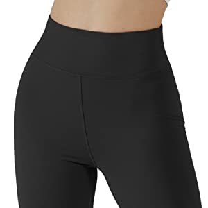 90% polyester fiber and 10% spandex/yoga pants/leggings