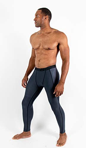 DEVOPS 2 Pack Men's Compression Pants Athletic Leggings with Pocket/Non-Pocket 