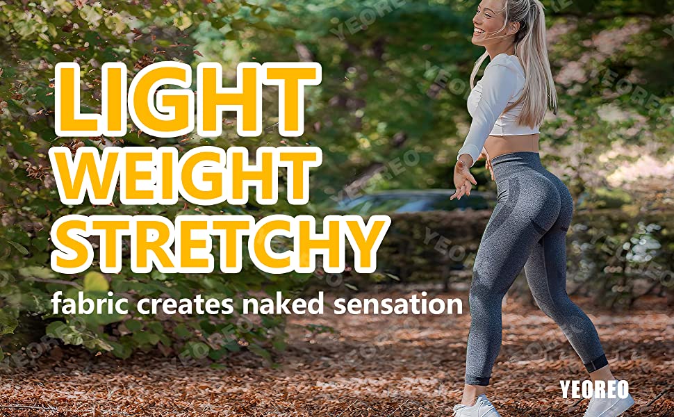 lightweight stretchy fabric creates naked sensation