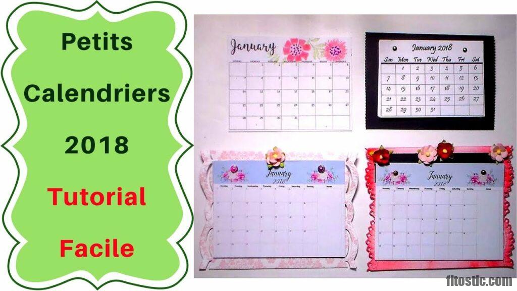 Comment Faire Un Calendrier Facile Tuto Calendrier