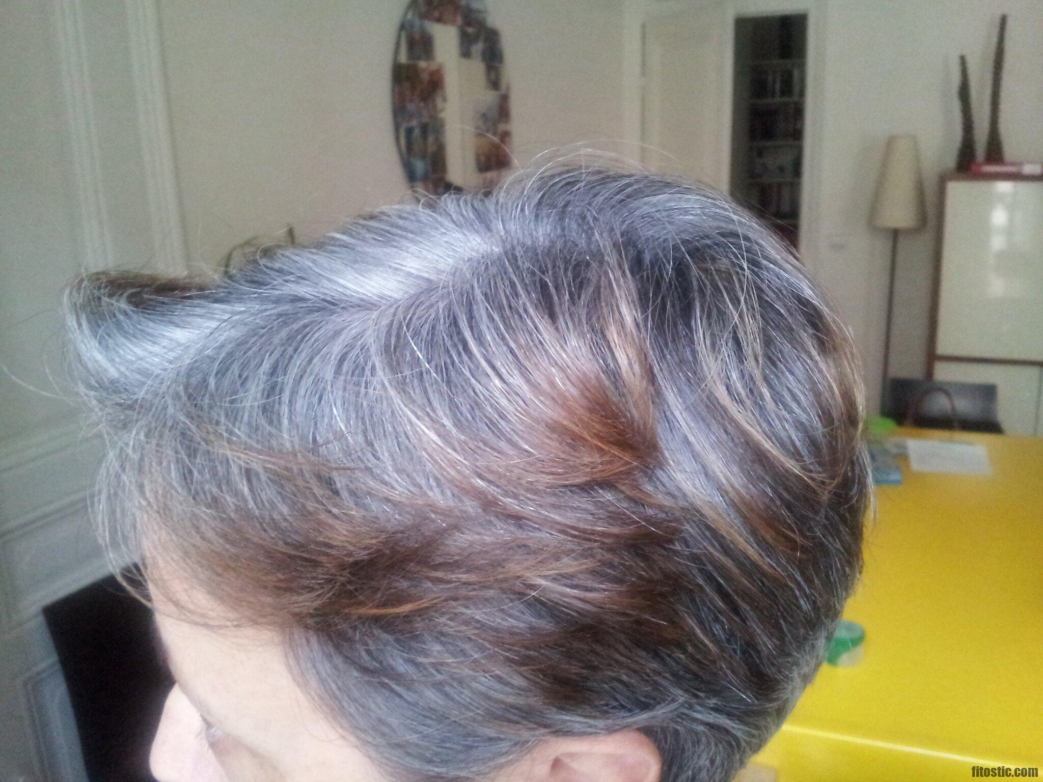 Quelle couleur de mèches sur des cheveux poivre et sel