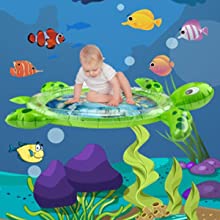 attractive water mat for baby
