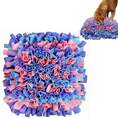 Activity Fun Play Mat for Relieve Stress Restlessness Interactive Dog Toys AB AttaBoy Pet Snuffle Mat for Dogs Pet Snuffle Mat for Dogs Bowl Travel Use
