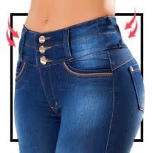 LT.ROSE Butt Lifting Colombian Pants Up Jeans Pantalones Colombianos Levanta Cola