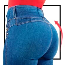 LT.ROSE Butt Lifting Colombian Pants Up Jeans Pantalones Colombianos Levanta Cola