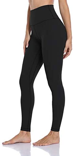 High Waist Yoga Pants : HeyNuts Essential Full Length Yoga Leggings ...