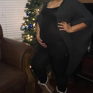 black jumpsuit for pregant woman