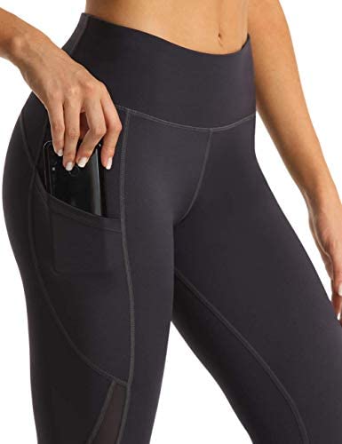 Rocorose Womens Yoga Pants High Waist 4 Way Stretch Tummy Control Moto Leggings 