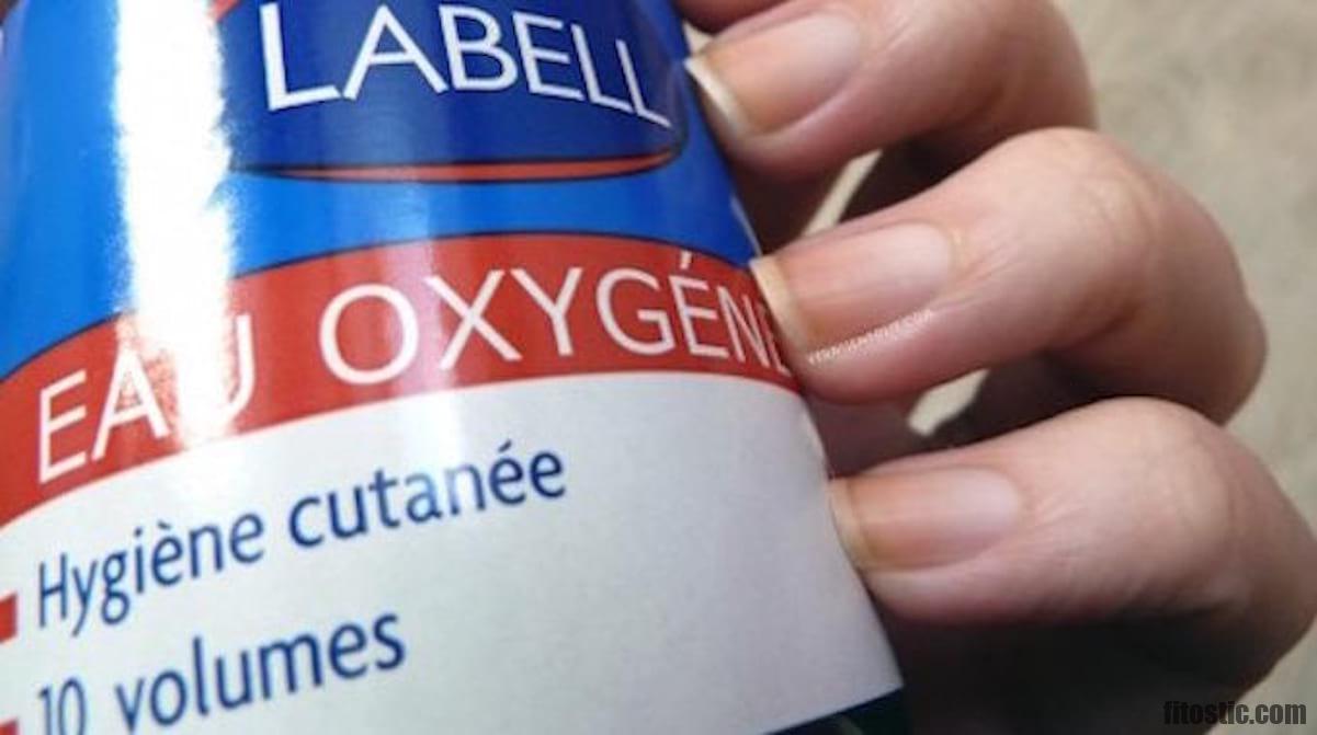 Comment Decolorer avec eau oxygénée ?