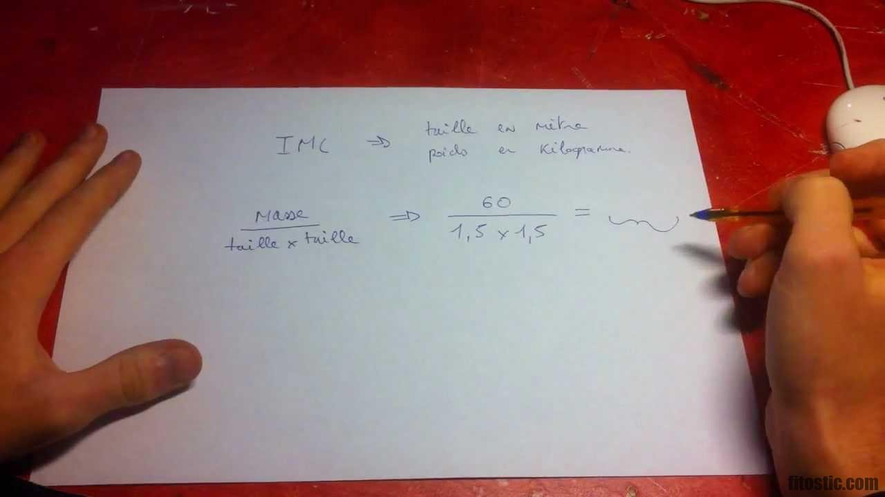 Comment calculer un IMC rapidement ?