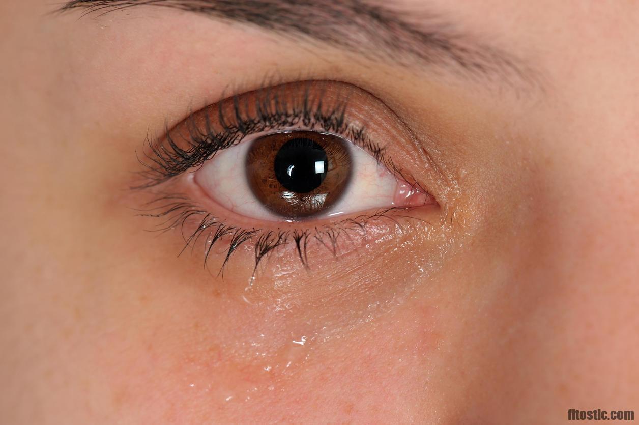 Comment calmer les yeux qui pleurent ?